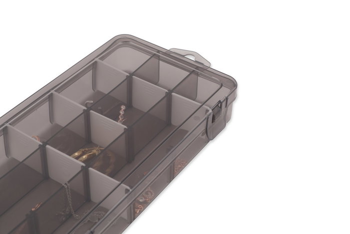 Hermia LV-145 Caja de Joyas Negra Organizador Joyas Elegante Plástico para Mujer